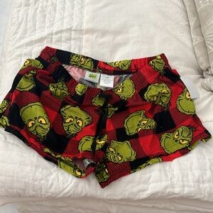 The grinch pj shorts